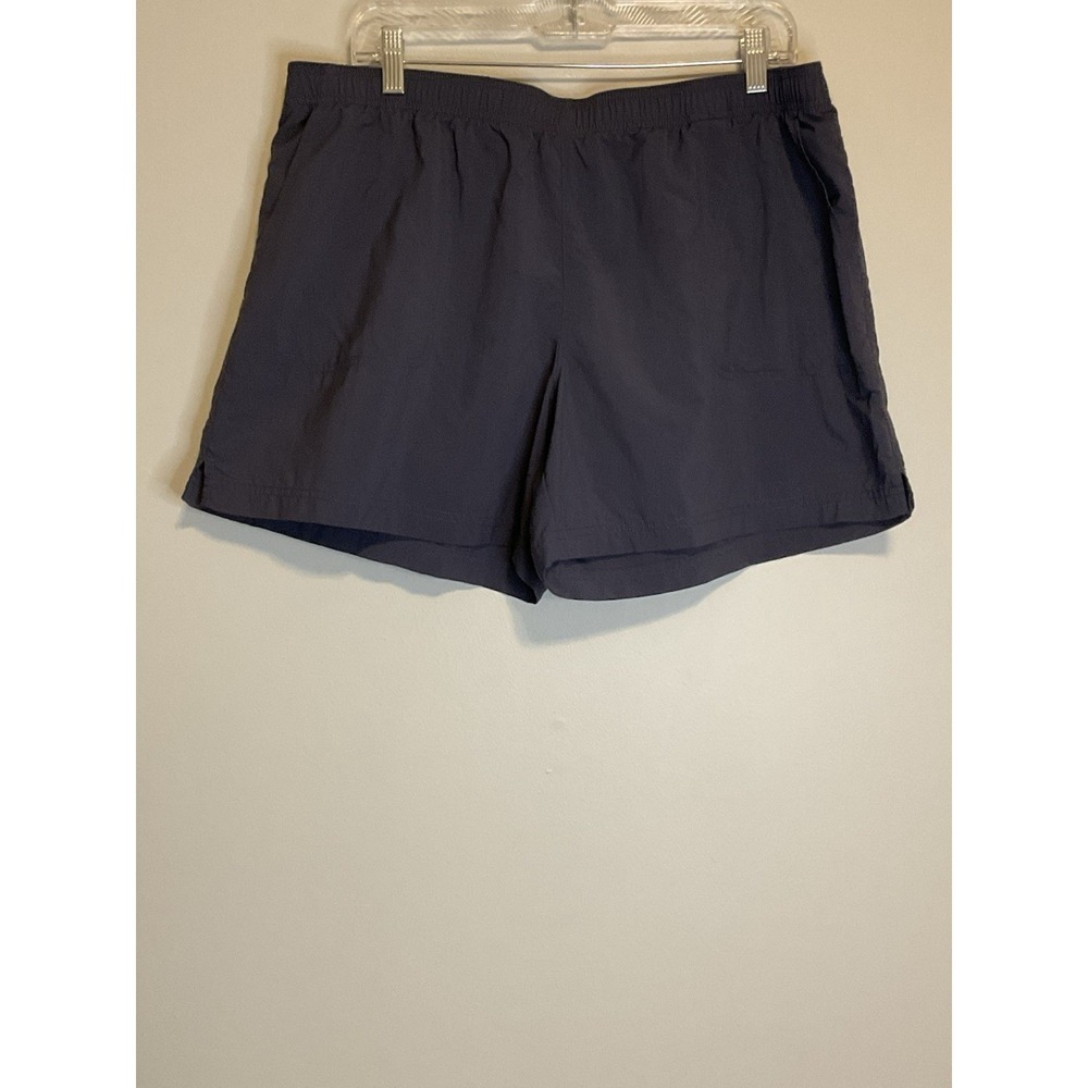 Columbia Women's Sandy River. Cargo Shorts 14W Black Canvas Hiking Pockets